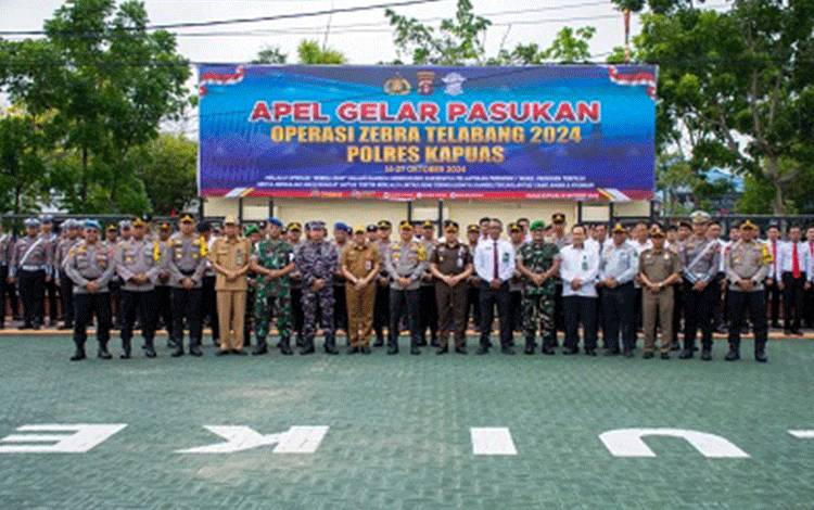 Operasi Zebra Telabang 2024 di Kapuas: Fokus Tertib Lalu Lintas dan Dukung Suksesnya Pelantikan Presiden