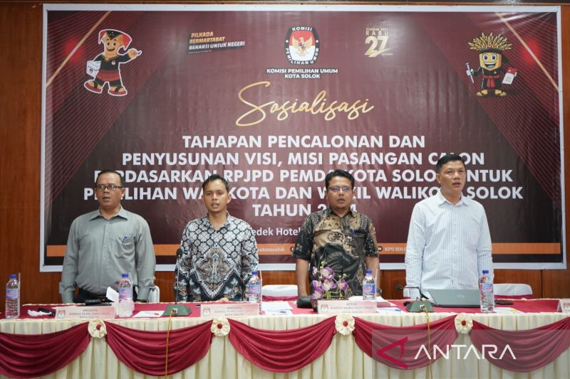 KPU Kota Solok Intensifkan Sosialisasi Jelang Pilkada 2024