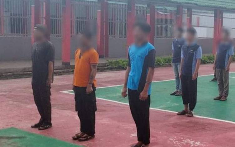 WBP Rutan Kapuas Ikuti Pelatihan Baris Berbaris, Ini Tujuannya
