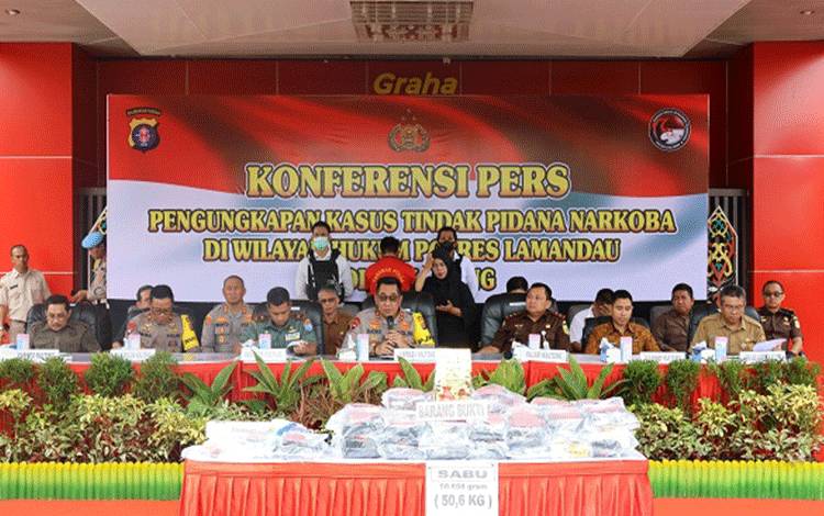 Jaringan Pontianak dan Banjarmasin Dominasi Peredaran Narkoba di Kalteng