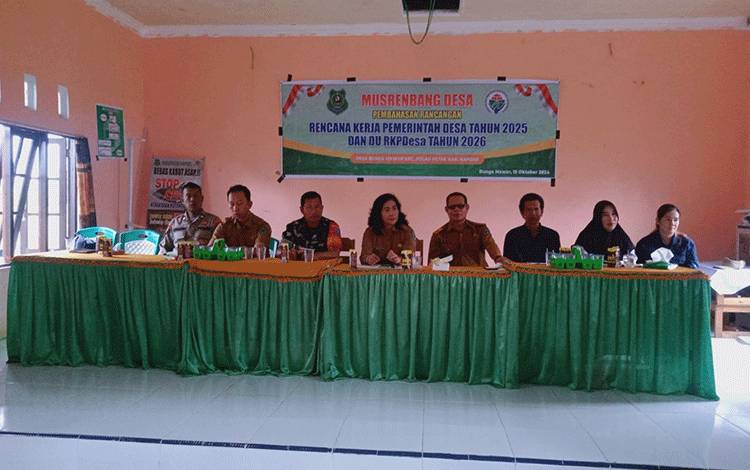 Musrenbangdes Desa Bunga Mawar Bahas RKPDes 2025