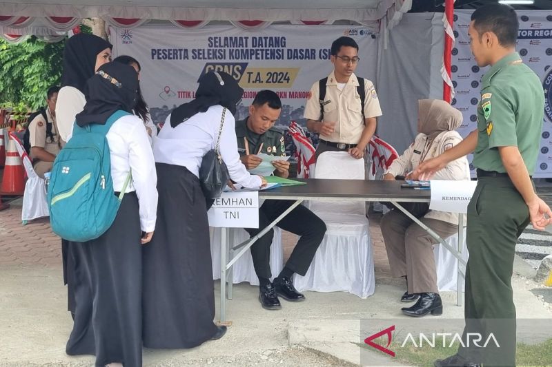 Pelaksanaan Tes CAT untuk 6.054 CASN Dimulai di Manokwari