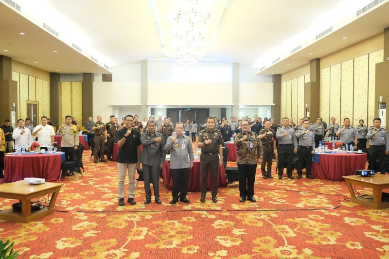 Rapat Koordinasi Cegah Overcrowding di Lapas Bangka Belitung