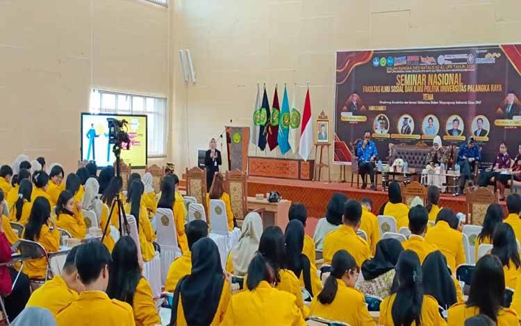 Kepala BPSDM Kalteng Menjadi Narasumber Seminar Nasional FISIP Universitas Palangka Raya