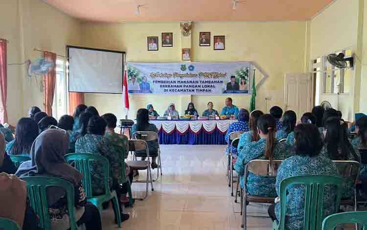 TP PKK Kapuas Gelar Workshop Pengolahan PMT Berbahan Pangan Lokal di Timpah