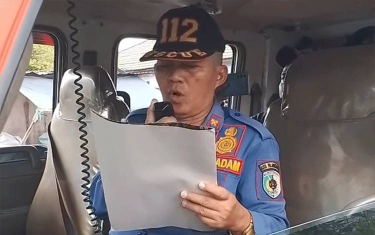Siaran Keliling 112 Palangka Raya Sosialisasikan Upaya Pencegahan Kebakaran