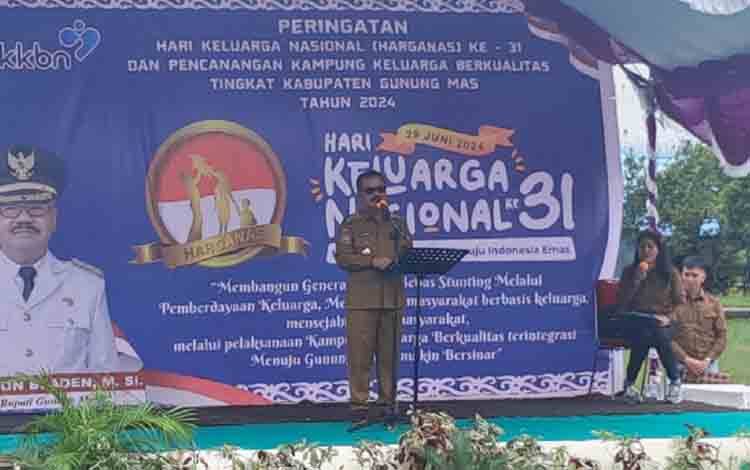 Pj Bupati Gunung Mas: Keluarga Fondasi Membentuk Generasi yang Berkualitas