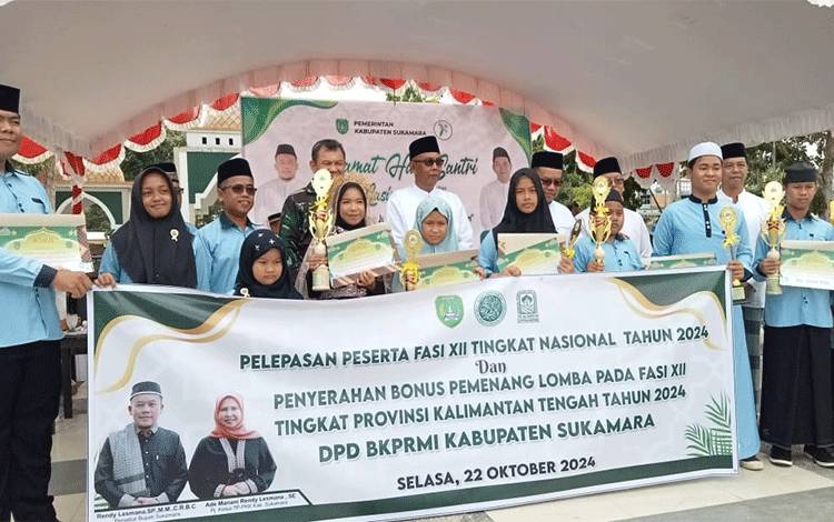 Pj Bupati Sukamara Berangkatkan Peserta FASI XII Tingkat Nasional
