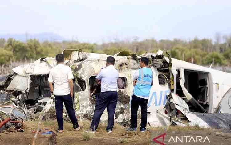 Polri Kerahkan Inafis Identifikasi Korban Kecelakaan Pesawat SAM Air