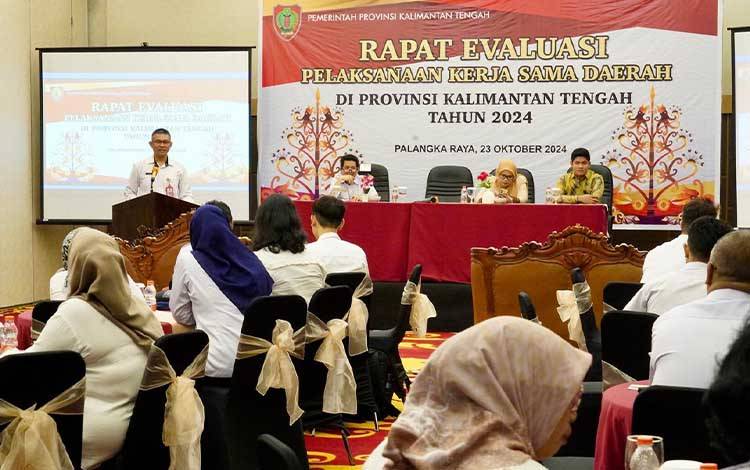 Rapat Evaluasi Kerja Sama Daerah Kalteng 2024: Dorong Sinergi dan Inovasi Pembangunan