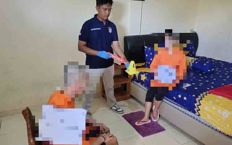 Satreskrim Polresta Palangka Raya Gelar Rekonstruksi Kasus Aborsi di Wisma Jalan Yos Sudarso