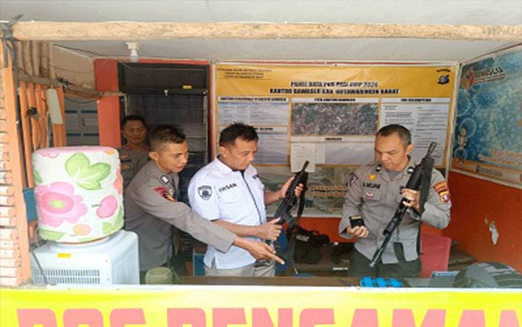 Polres Kobar Perketat Pengamanan Kantor KPU dan Bawaslu