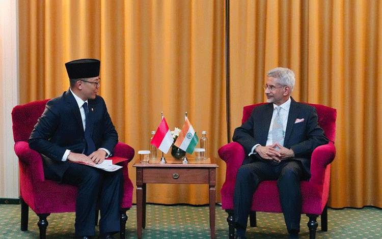Menlu RI Janji Perkuat Kemitraan Strategis Komprehensif dengan India
