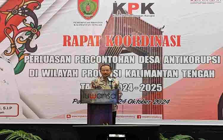 Inspektorat Daerah Kalteng Gandeng KPK Rakor Persiapan Perluasan Percontohan Desa Antikorupsi 2024-2025