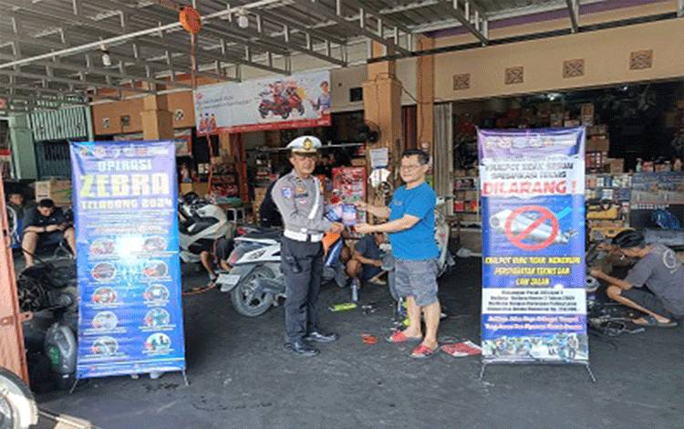 Polres Kobar Beri Imbauan Larangan Knalpot Tidak Sesuai Spektek