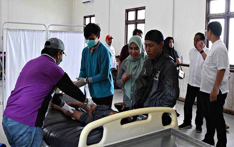 Ini Kata Pj Bupati Pulang Pisau saat Hadiri Sunatan Massal dan Resmikan Markas PMI