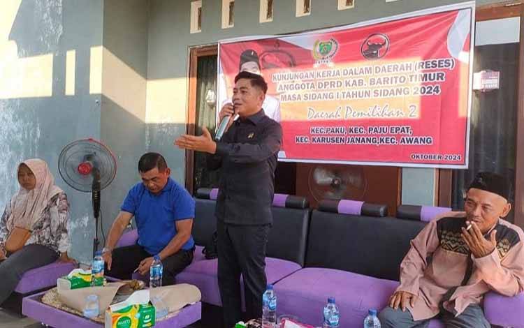 Dendy Mahaputra Serap Aspirasi Petani Saat Reses di Desa Siong