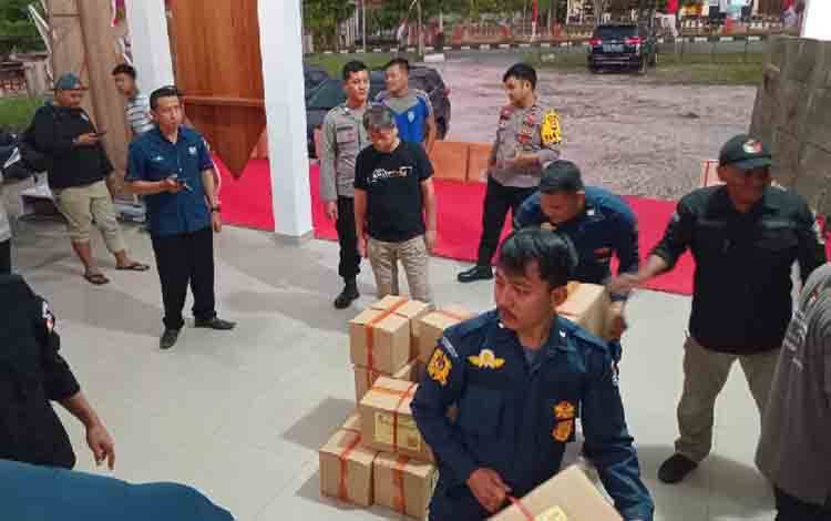 KPU Gunung Mas Kembali Terima Logistik Surat Suara