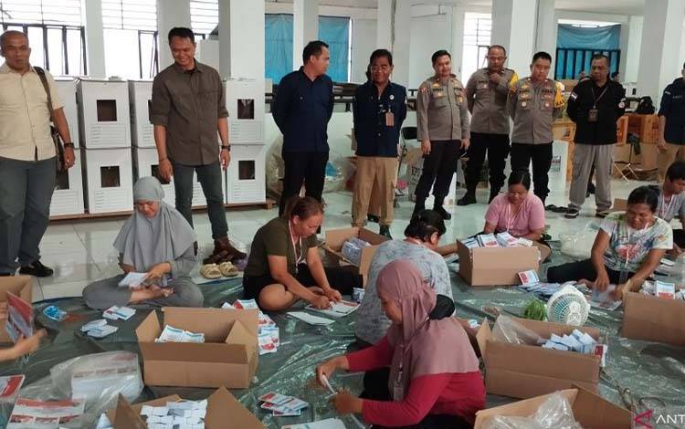 KPU Kalteng Pantau Gudang Logistik di Katingan untuk Pastikan Standar Keamanan
