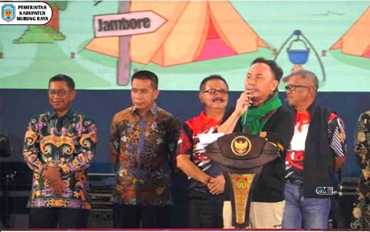 Pj Bupati Murung Raya Hadiri Penutupan Jambore Pendidikan dan Pemuda, Dukung Semangat Pemuda Membangun Bangsa