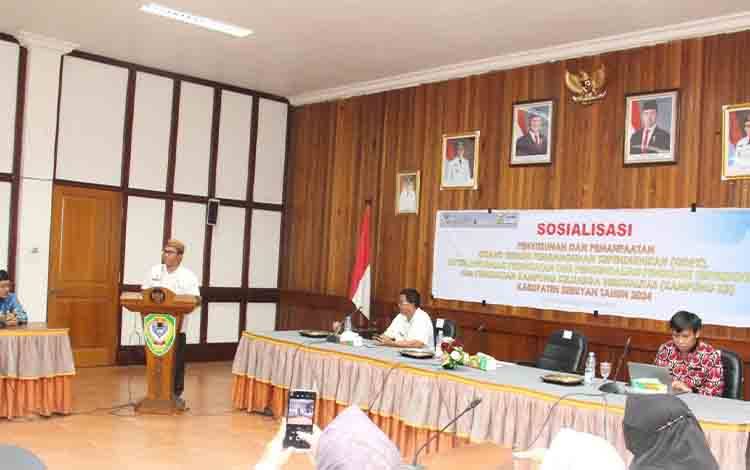 Pemkab Seruyan Gelar Sosialisasi Grand Design Pembangunan Kependudukan dan Kampung KB
