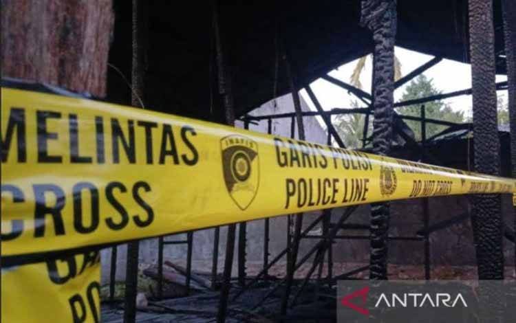 Polresta Selidiki Kebakaran Rumah Kosong di Palangka Raya