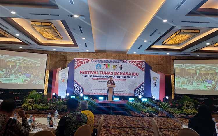 Festival Tunas Bahasa Ibu Tingkat Provinsi Kalteng Resmi Dibuka
