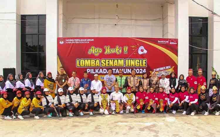KPU Kabupaten Seruyan Gelar Lomba Senam Jingle Pilkada 2024 untuk Sosialisasi Pemilu