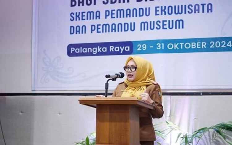 Disbudpar Kalteng Adakan Pelatihan dan Sertifikasi Uji Kompetensi SDM Pariwisata Skema Pemandu Museum dan Pemandu Ekowisata