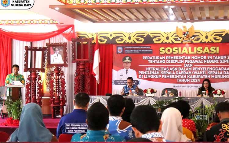 Asisten I Setda Mura Dorong Peningkatan Kinerja dan Disiplin PNS di Murung Raya