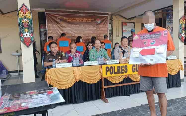 Polres Gunung Mas Tangkap 11 Tersangka Tindak Pidana Narkotika sepanjang Juni-Oktober 2024