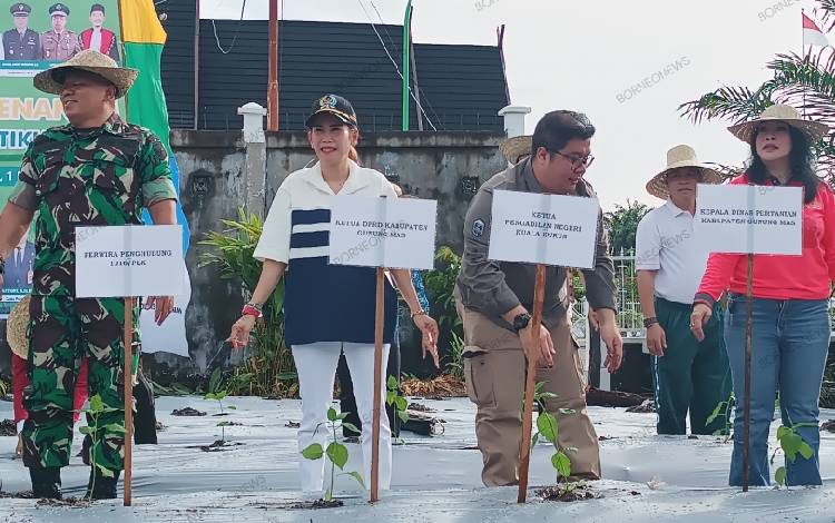 DPRD Gunung Mas Berharap Masyarakat Ikut Menanam Tanaman Hortikultura di Pekarangan Rumah
