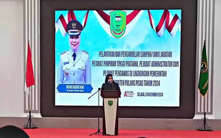 Pj Bupati Pulpis Lantik Beberapa Pejabat Pemkab Pulpis