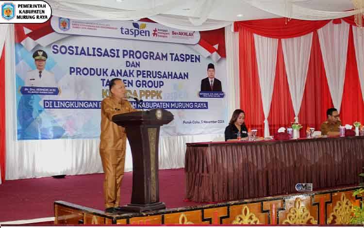 Pemkab Murung Raya Sosialisasikan Program Taspen kepada PPPK
