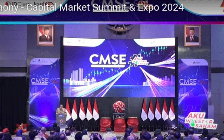 Pasar Modal Kalteng Tunjukkan Tren Positif di Tengah Pembukaan CMSE 2024