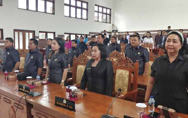 Ini Susunan Komisi di DPRD Gunung Mas