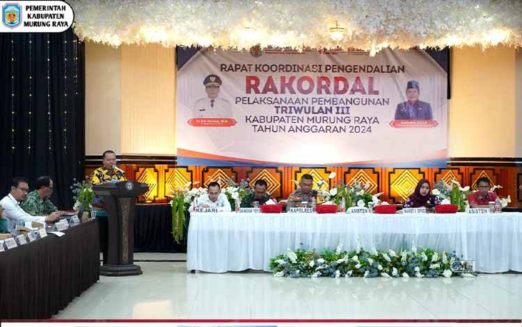 Rakordal Pemkab Mura Bahas Evaluasi Pembangunan Triwulan III 2025