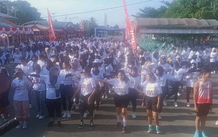 Bawaslu Kapuas Gelar Colour Run untuk Sosialisasi Pilkada 2024