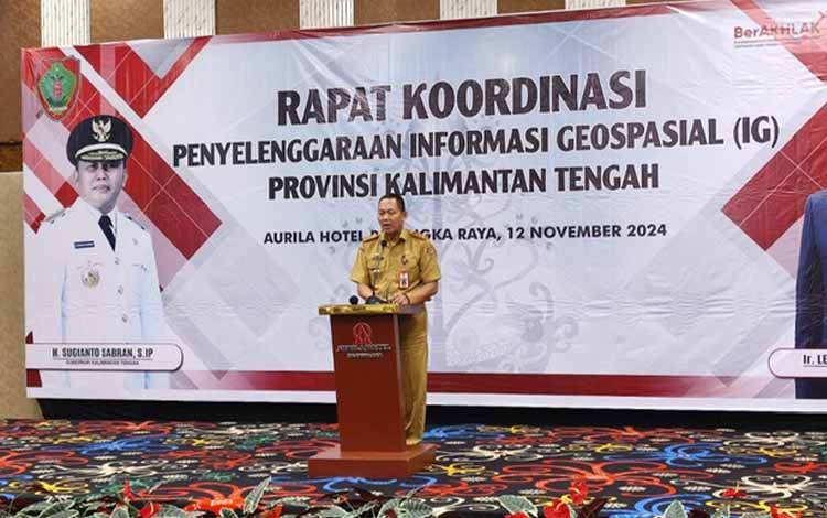 Kalteng Tingkatkan Sinergi Informasi Geospasial melalui Rakor Satu Data