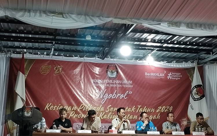 KPU Kalteng Gelar Ngobrol Kesiapan Pilkada Serentak 2024
