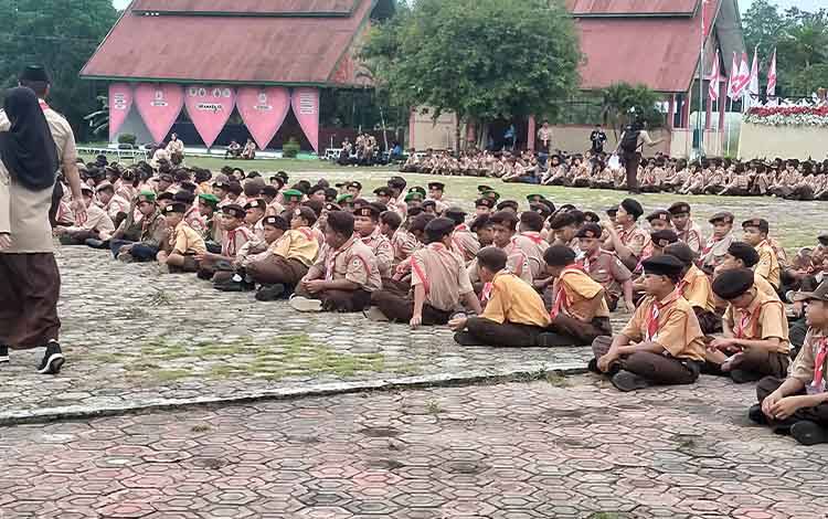 Penjabat Bupati Sukamara Apresiasi Kemah Besar Pramuka