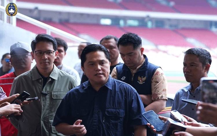 Erick Belum Bisa Berkomentar Soal Naturalisasi Ole Romeny