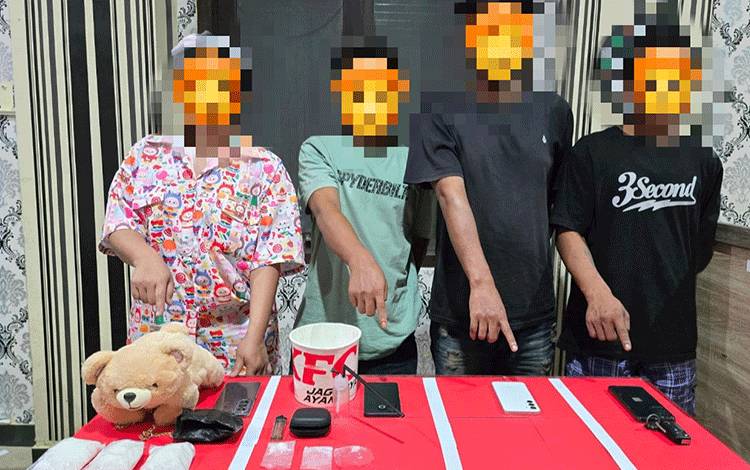 Komplotan Pengedar Sabu Jaringan Lintas Provinsi Dibekuk di Palangka Raya