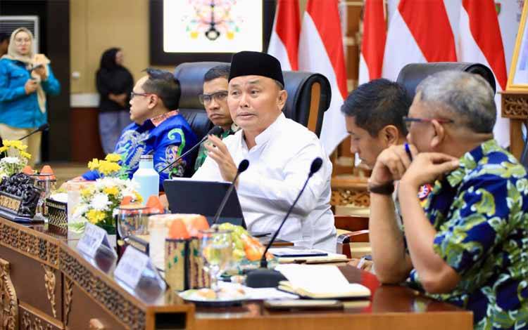 Gubernur Kalteng Pimpin Rakor Tindak Lanjut Kunker Wapres RI