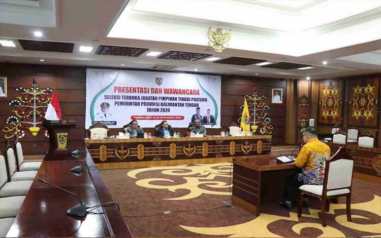 BKD Kalteng Laksanakan Seleksi Wawancara JPT Pratama 2024