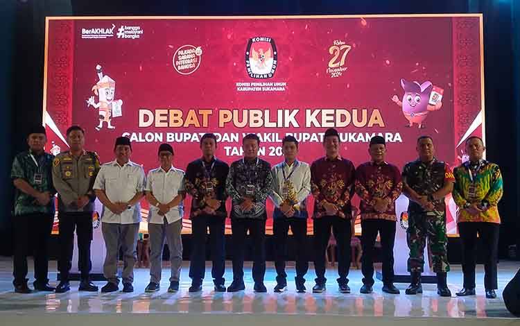KPU Sukamara Gelar Debat Publik Kedua Cabup dan Cawabup