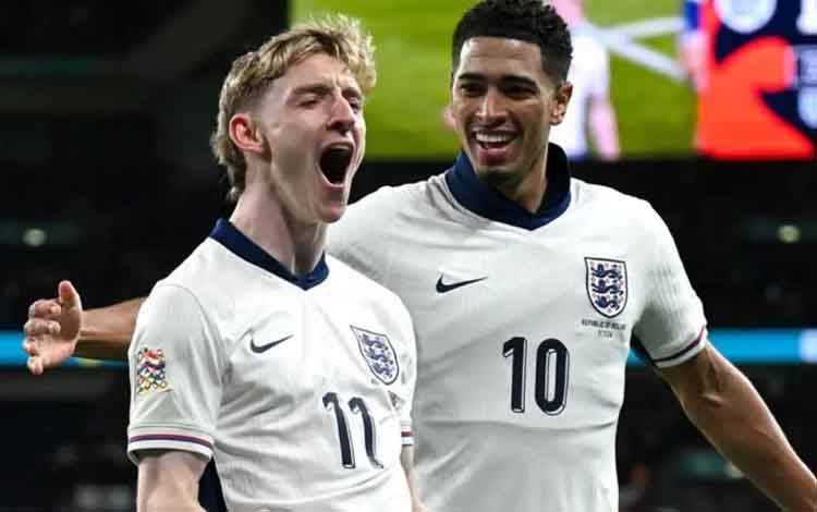 Libas Irlandia 5-0, Inggris Dipastikan Promosi ke Liga A Musim Depan