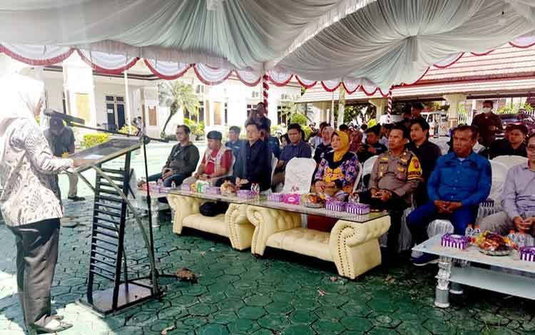 KPU Simulasi Pemungutan dan Penghitungan Suara Pilkada Barito Utara