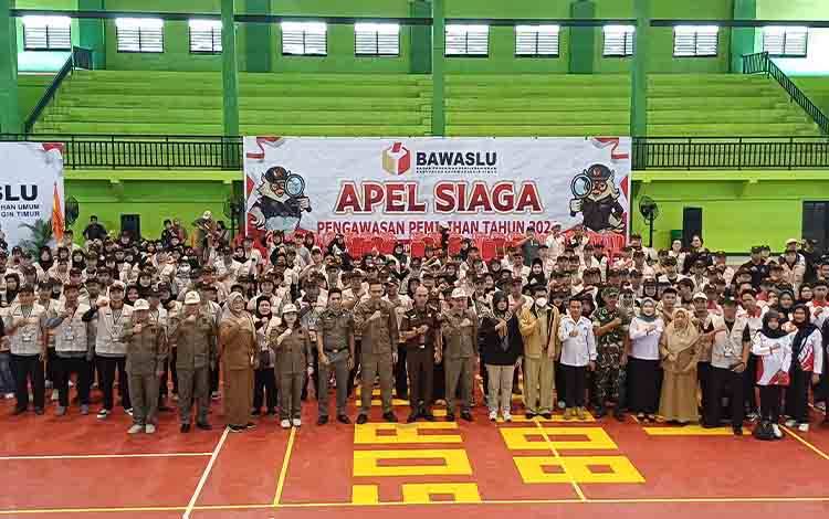 Bawaslu Kotim Gelar Apel Siaga Pengawasan Pilkada 2024