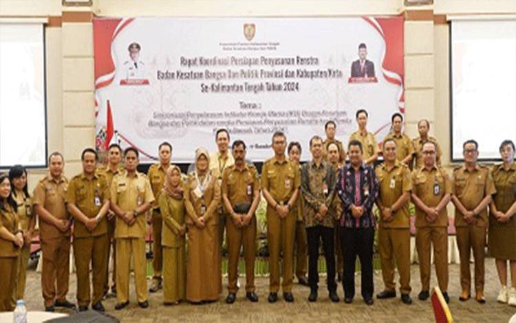 Pemprov Kalteng Gelar Rakor Persiapan Renstra Badan Kesbangpol